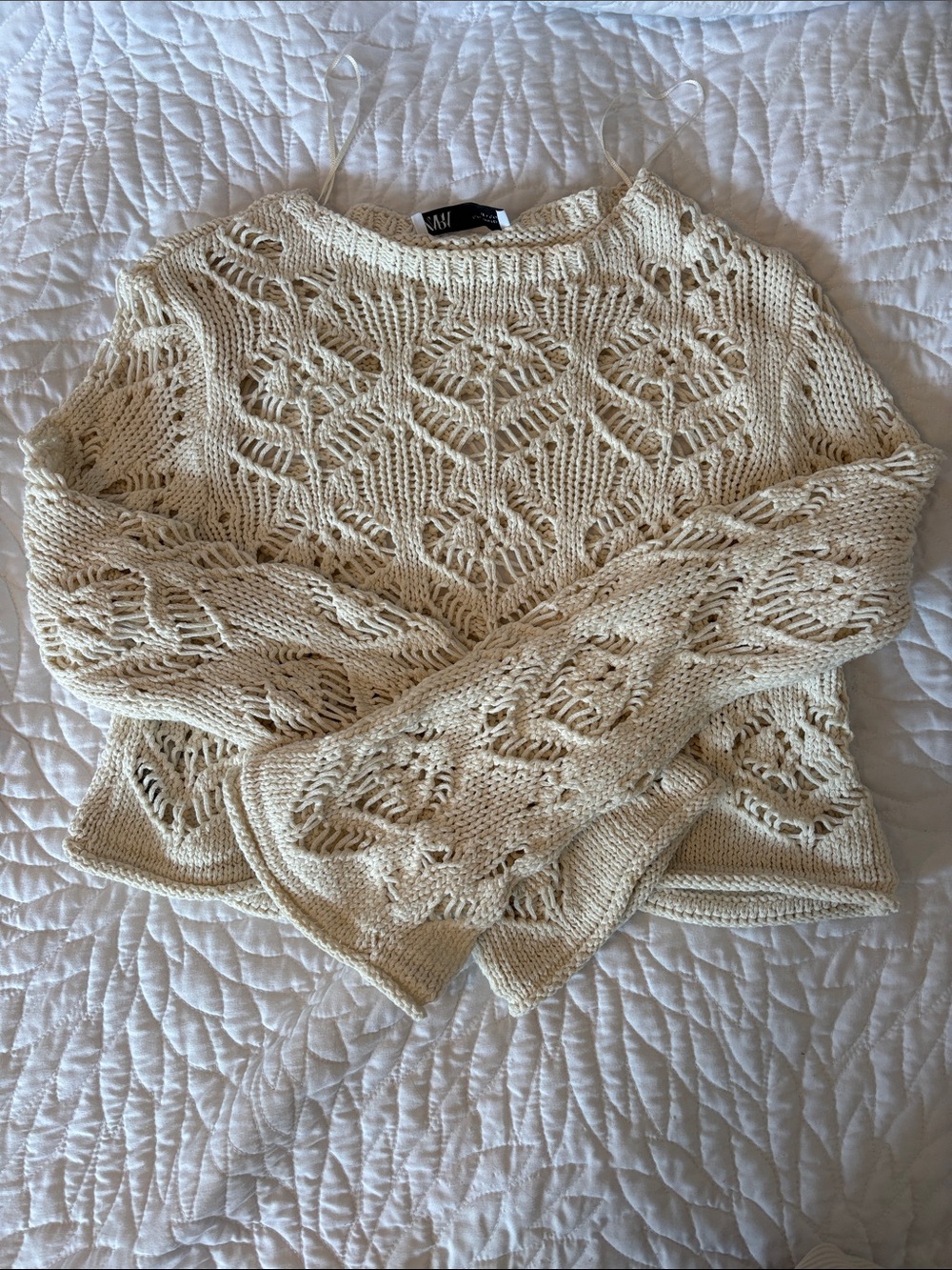 Zara crochet long sleeve